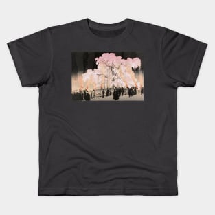 Cherry Blossoms in the Evening at Maruyama park Kids T-Shirt